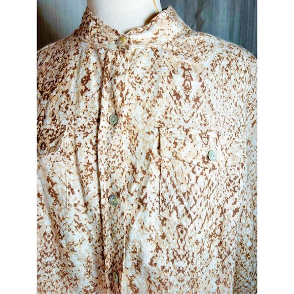 Ruby Rd | Women’s | Blouses | Petite 16 | Rustic Button-Down Blouse - Picture 2 of 5